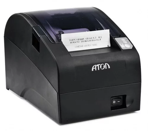 ККТ АТОЛ FPrint-22ПТК. Черный. с ФН 1.2 15 мес. USB. RS-232. Ethernet. 5.0